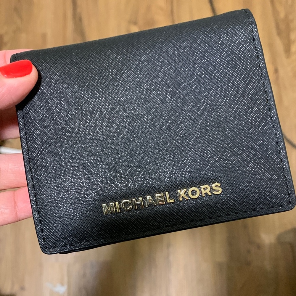 Michael Kors Black Key & Card Holder